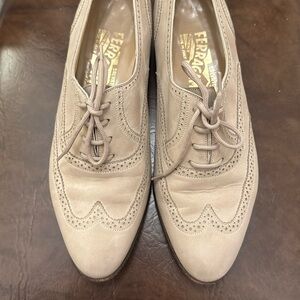 Salvatore Ferragamo suede wingtip oxfords Size US6.5 D